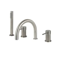 Смеситель для ванны Fima Carlo Frattini Spillo Steel F3074INOX цвет Сталь