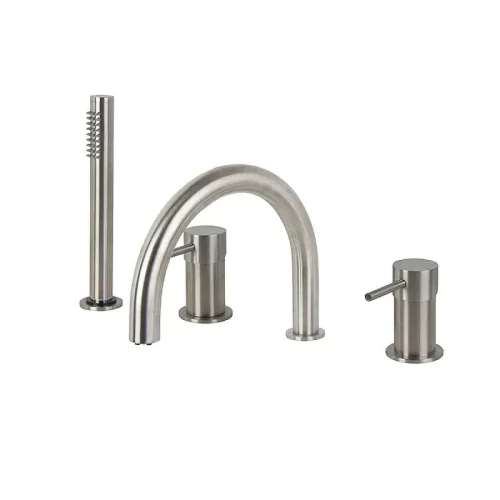 Смеситель для ванны Fima Carlo Frattini Spillo Steel F3074INOX цвет Сталь