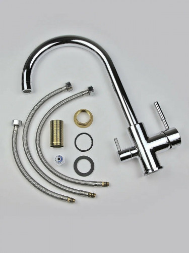 Смеситель для кухни Viko V-5104 Хром латунь на столешницу