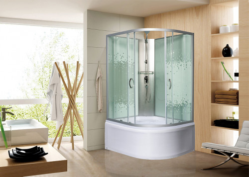 Душевая кабина Мономах XL Б/К 120x80x44 МЗ L 10000012105 без гидромассажа