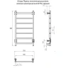 Электрический полотенцесушитель Aringa Порто 80x50 AR03012BL Черный
