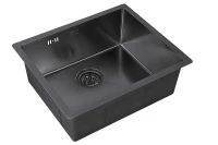 Кухонная мойка ZorG PVD Grafit 53 PVD 5344 GRAFIT цвет Графит