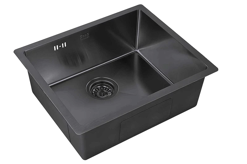 Кухонная мойка ZorG PVD Grafit 53 PVD 5344 GRAFIT цвет Графит