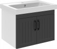 Комплект мебели для ванной DIWO Сочи 60 подвесной цвет Антрацит