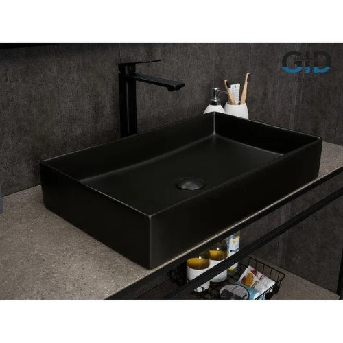 Раковина-чаша Gid Geometrico Bm9496 60,5 53363 цвет Черный матовый