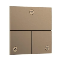 Переключатель потоков Hansgrohe ShowerSelect Comfort E 15573140 цвет Шлифованная бронза