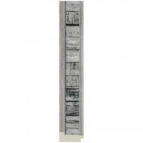 Зеркало Evoform Definite 132х72 BY 7601 в багетной раме - Состаренное дерево 50 мм стекло