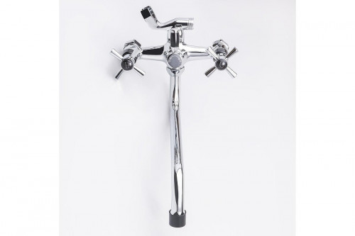 Смеситель для ванны Ekko E22118-8 универсальный цвет Хром Черный