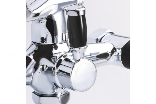 Смеситель для ванны Ekko E22118-8 универсальный цвет Хром Черный