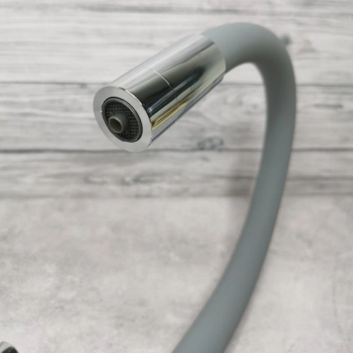 Смеситель для кухни Frap H96 F4396 Хром Серый латунь на столешницу