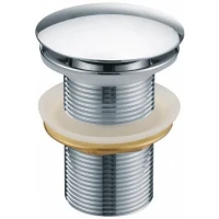 Донный клапан Kaiser 8038 click-clack Хром