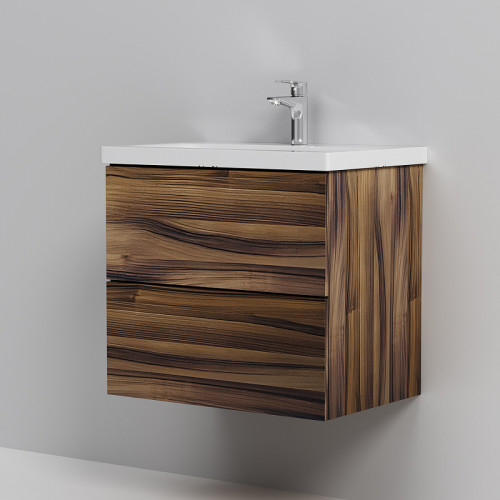Тумба под раковину AM.PM Gem 60 M90FHX0602HF подвесная Орех МДФ / ЛДСП
