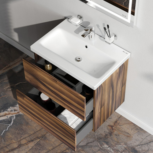 Тумба под раковину AM.PM Gem 60 M90FHX0602HF подвесная Орех МДФ / ЛДСП