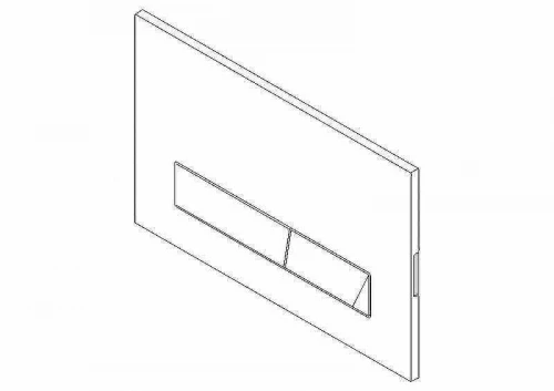 Клавиша смыва BelBagno Marmi BB010-MR-CHROME Хром глянцевый