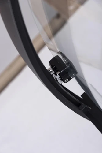 Душевой уголок Niagara Nova 120х80 682108111BLACK профиль цвет Черный матовый стекло прозрачное