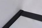 Душевой уголок Niagara Nova 120х80 682108111BLACK профиль цвет Черный матовый стекло прозрачное