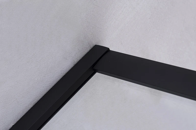 Душевой уголок Niagara Nova 120х80 682108111BLACK профиль цвет Черный матовый стекло прозрачное