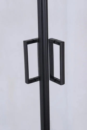 Душевой уголок Niagara Nova 120х80 682108111BLACK профиль цвет Черный матовый стекло прозрачное