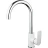 Смеситель для кухни Gappo G48 G4048 Белый Хром