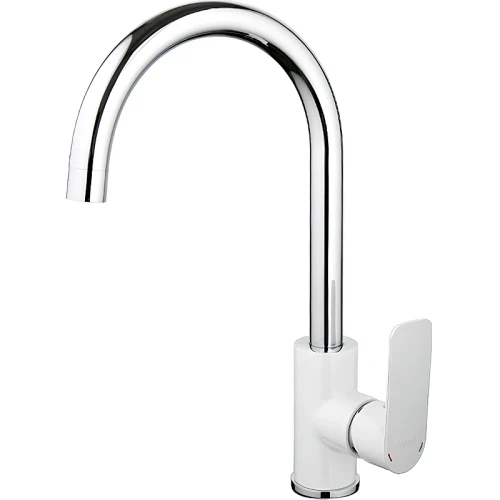 Смеситель для кухни Gappo G48 G4048 Белый Хром