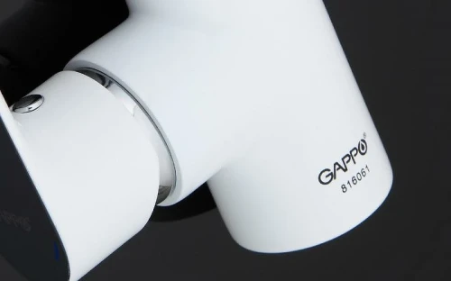 Смеситель для кухни Gappo G48 G4048 Белый Хром