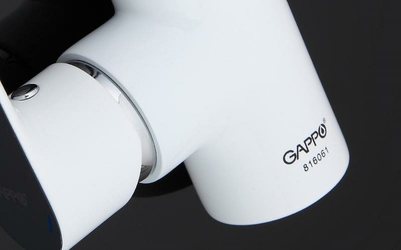 Смеситель для кухни Gappo G48 G4048 Белый Хром