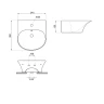 Раковина Lavinia Boho Bathroom Sink 34 33311071 цвет Белый глянцевый