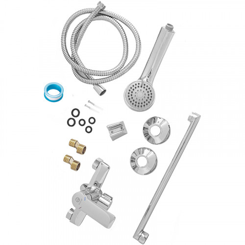 Смеситель для ванны Agger Clean A2421100 универсальный Хром латунь на стену