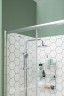 Душевая дверь Aquanet SD-1200A 120 209406 профиль Хром стекло прозрачное
