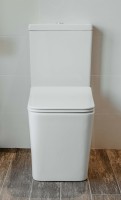 Унитаз компакт Creto Logan L2 1002-004-WF без бачка и с сиденьем Микролифт фарфор напольный
