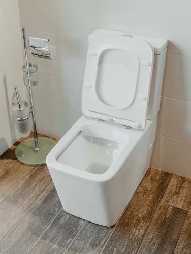 Унитаз компакт Creto Logan L2 1002-004-WF без бачка и с сиденьем Микролифт фарфор напольный