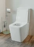 Унитаз компакт Creto Logan L2 1002-004-WF без бачка и с сиденьем Микролифт фарфор напольный