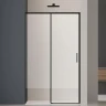 Душевая дверь Vincea Soft 2 110 VDS-3SO2110CLB профиль Черный стекло прозрачное