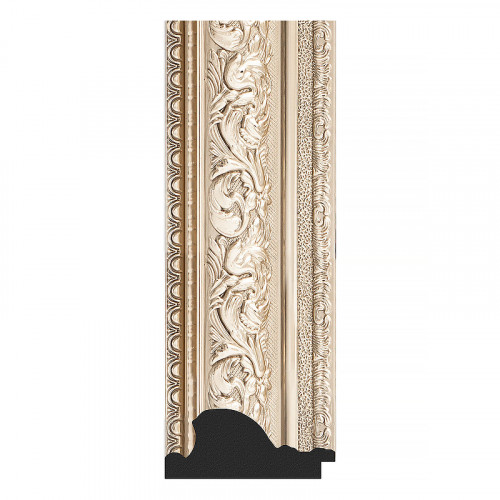 Зеркало Evoform Polygon 100х80 BY 7256 в багетной раме - Виньетка серебро 109 мм стекло