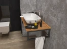 Столешница под раковину 1MarKa Grunge Loft 70 Ц0000015936 Дуб Вотан