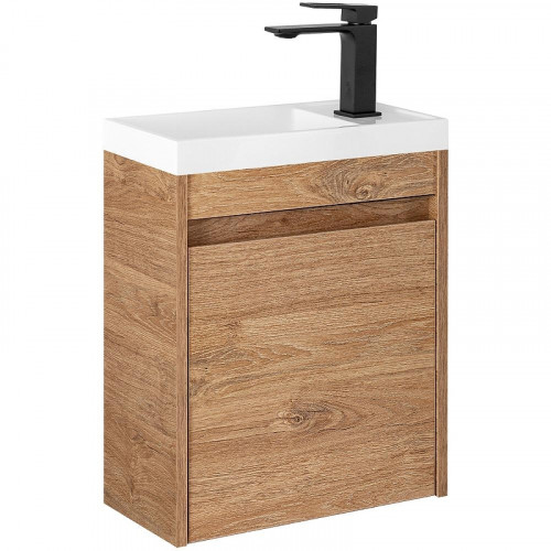 Тумба под раковину Art&amp;Max Family M 40 Family-M-400-1D-SO-HG подвесная Дуб Харбор золотой