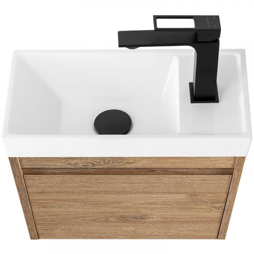 Тумба под раковину Art&amp;Max Family M 40 Family-M-400-1D-SO-HG подвесная Дуб Харбор золотой