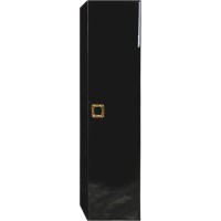 Шкаф пенал Boheme Armadi Art Lucido 35 772-GB подвесной Черный глянцевый МДФ / ЛДСП