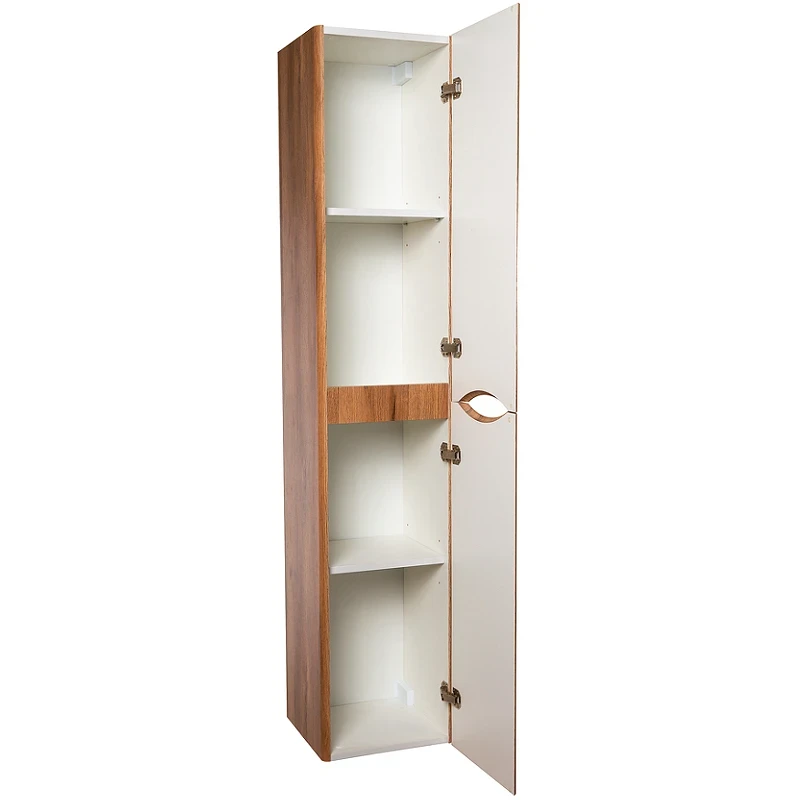 Шкаф пенал BelBagno 32 ACQUA-1600-2A-SC-RR-P подвесной Rovere Rustico МДФ / ЛДСП