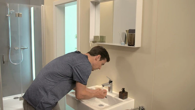 Смеситель для раковины Hansgrohe Logis 71100000 Хром латунь
