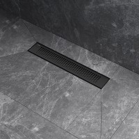 Душевой лоток AM.PM PrimeFlow 40 W02SC-P11-040-01BM с Черной матовой решеткой Cut Gradient