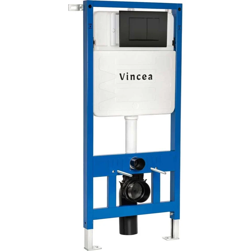 Инсталляция Vincea VIS-601 для унитаза без клавиши смыва нержавеющая сталь