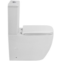 Унитаз компакт BelBagno Luce-Tor BB2197CP-TOR/SC без бачка с сиденьем Микролифт фаянс напольный
