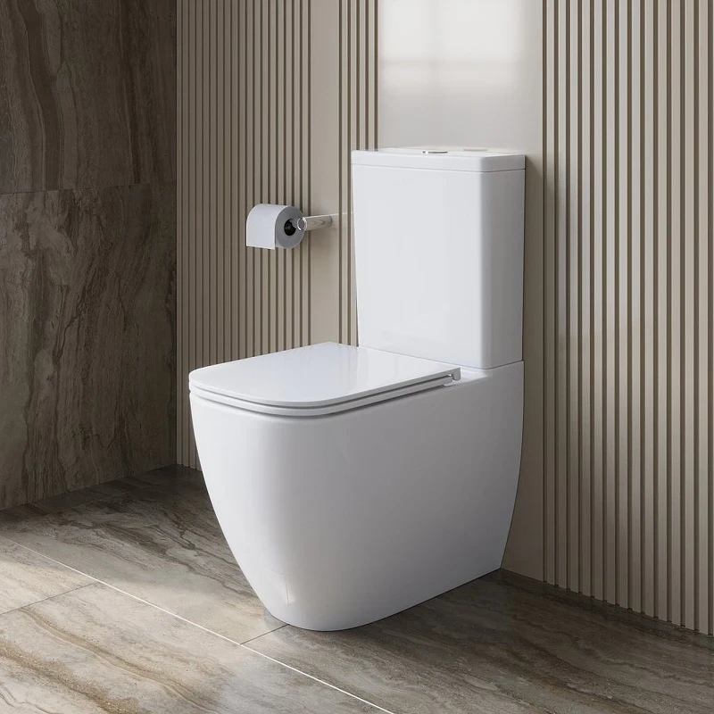 Унитаз компакт BelBagno Luce-Tor BB2197CP-TOR/SC без бачка с сиденьем Микролифт фаянс напольный