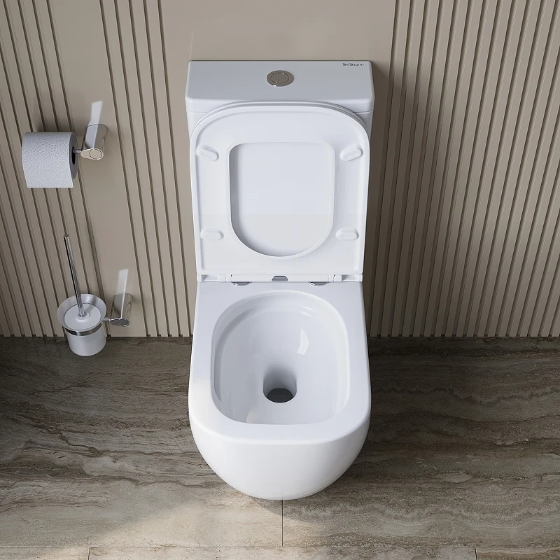 Унитаз компакт BelBagno Luce-Tor BB2197CP-TOR/SC без бачка с сиденьем Микролифт фаянс напольный