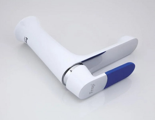 Смеситель для раковины Frap H34 F1034 Белый Хром