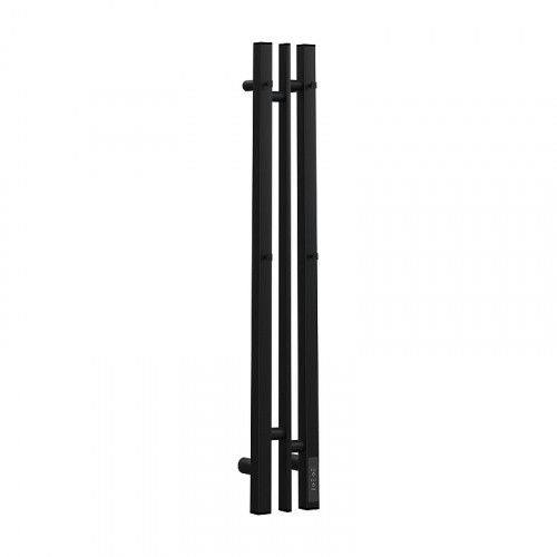 Электрический полотенцесушитель APEXTERMO Delta 800x100 DL10181BM с крючками цвет Черный матовый