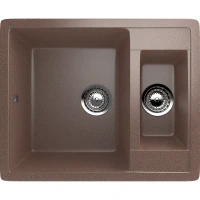 Кухонная мойка Ulgran Classic U-106-307 Терракот искусственный камень (литьевой мрамор) встраиваемый