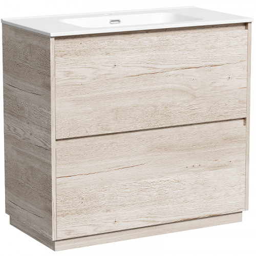 Тумба под раковину Sancos Libra Floor 90 LB90FEG Дуб галифакс натуральный МДФ / ЛДСП