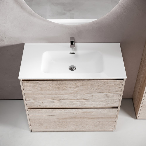 Тумба под раковину Sancos Libra Floor 90 LB90FEG Дуб галифакс натуральный МДФ / ЛДСП